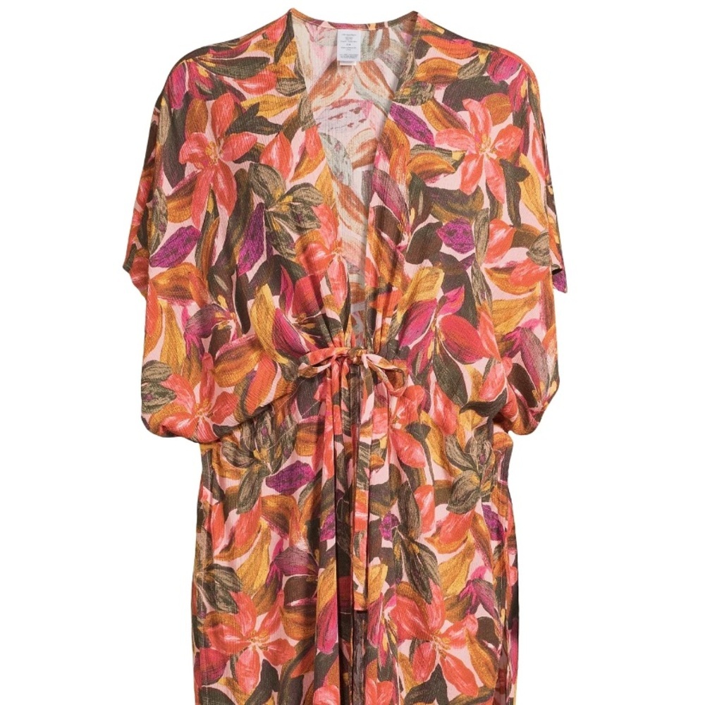 Time and Tru Women’s Tie Front Layering Top